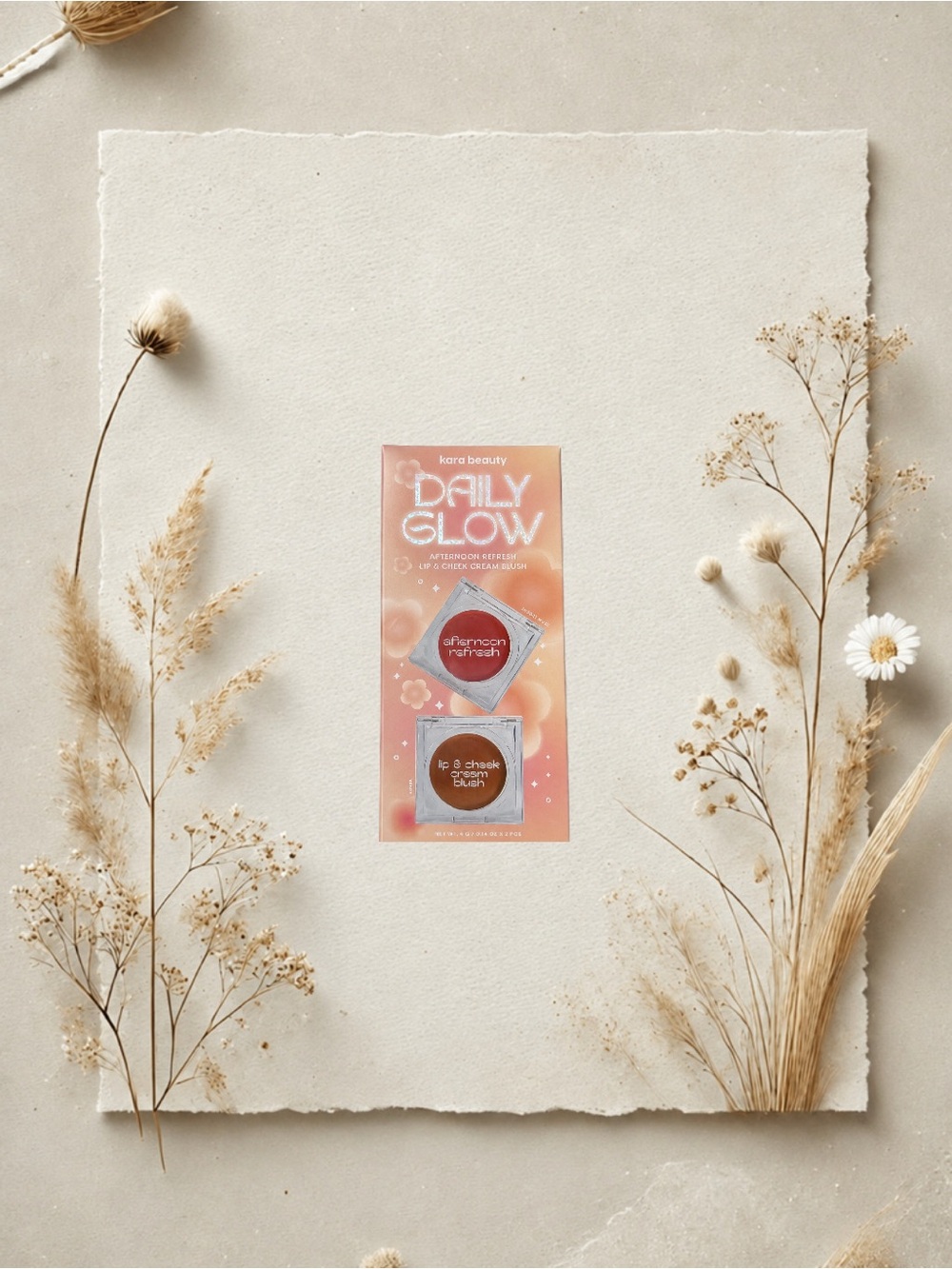 Kara Beauty Daily Glow Lip & Cheek Duo - Afternoon Refresher